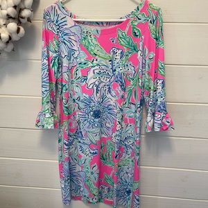 Lilly Pulitzer Sophie ruffle sleeve dress size small